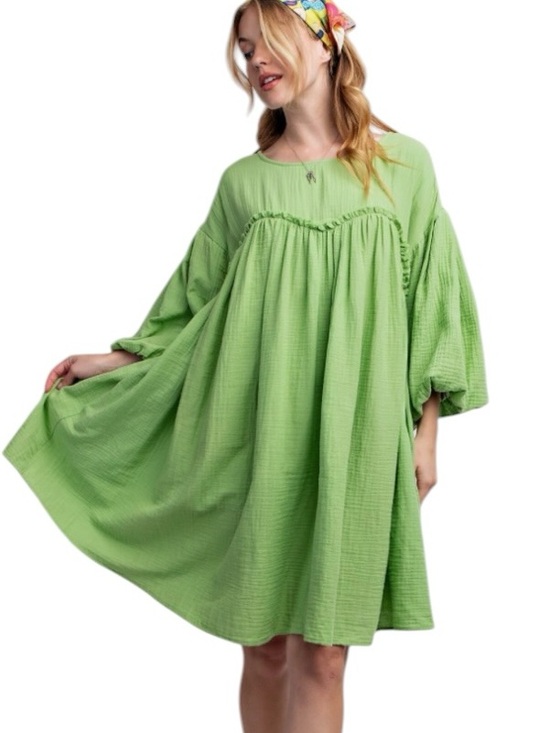 easel Dresses & Skirts - 660:  EASEL NWT DRESS APPLE GREEN (H28)